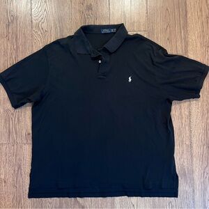 Polo by Ralph Lauren Men’s Black Polo 2XB EUC